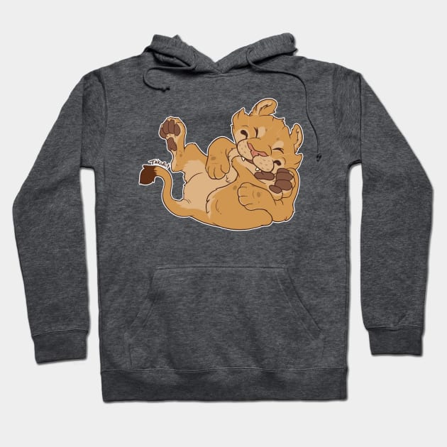 Little Lion Noms Hoodie by TaksArt